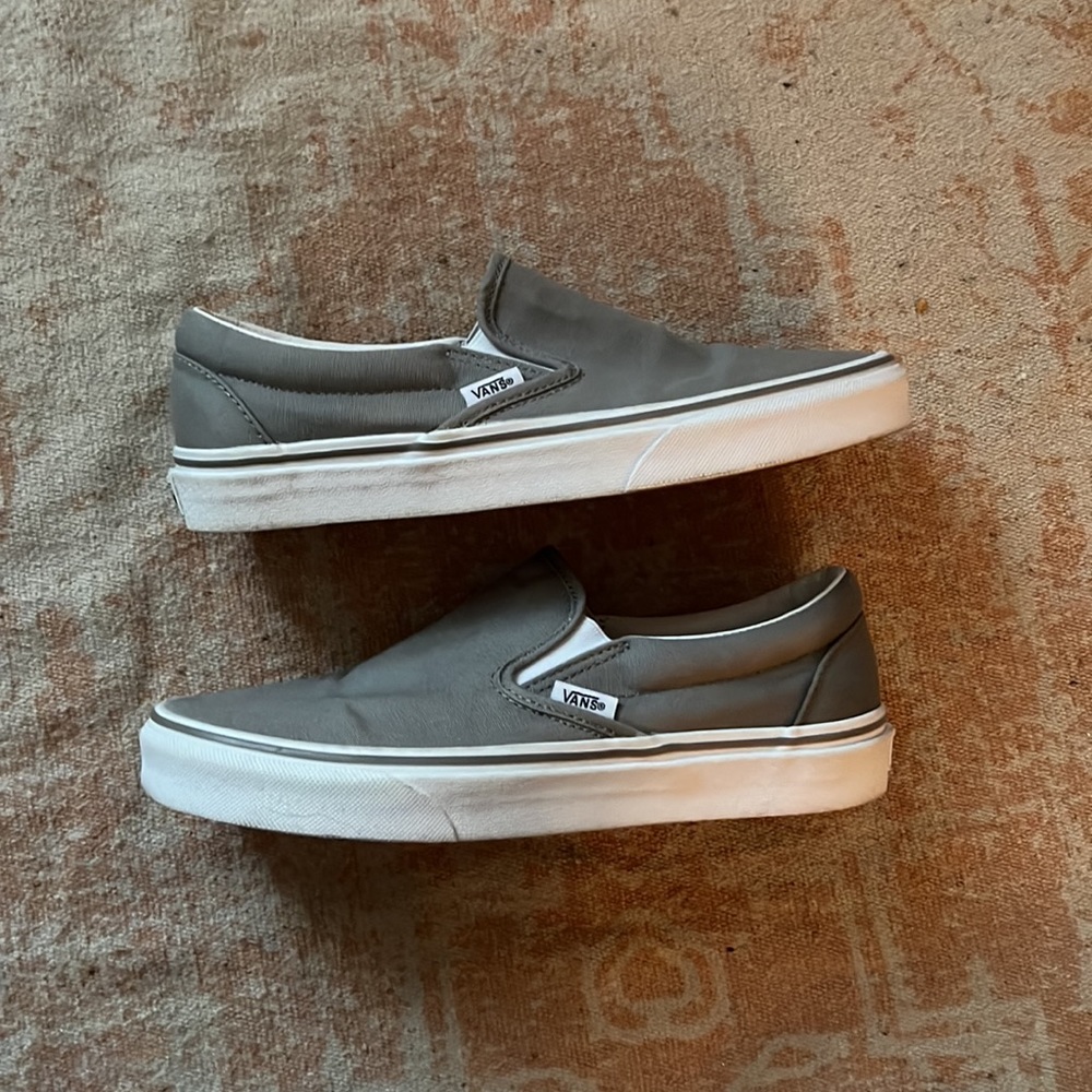 Womens grey Vans size 7.5 - Picture 3 of 6